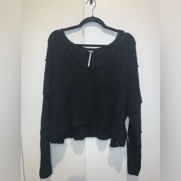 Free People Black Sweater - Picture 1 of 7